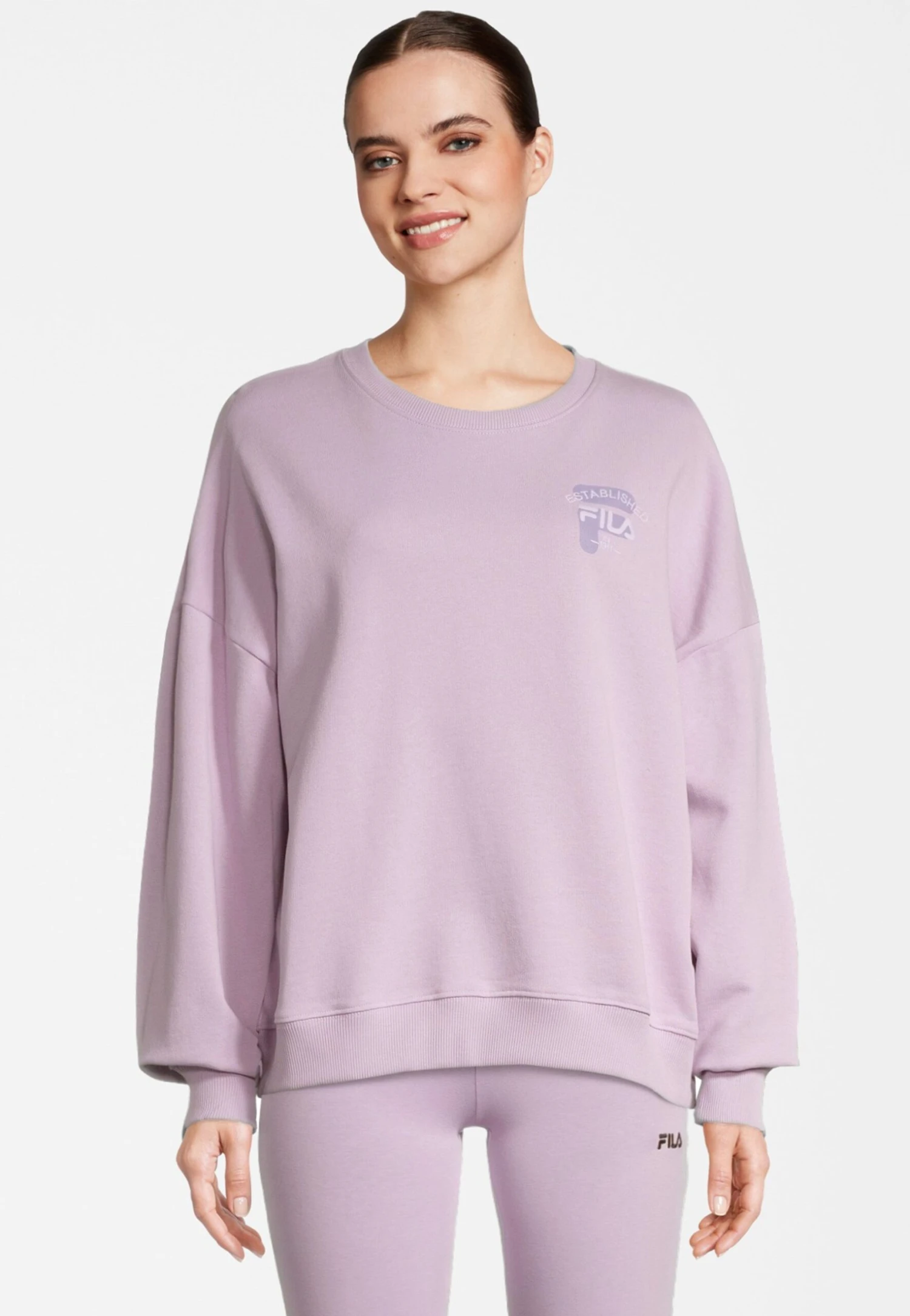 Fila Bann Crew - Sweatshirt - Fair Orchid 1 Fila Bann Crew - Sweatshirt - Fair Orchid