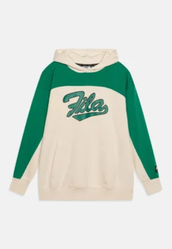Fila Trappstadt Oversized Hoody Unisex - Sweat À Capuche - Verdant Green/Whitecap Gray
