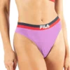 Fila String Regular Waist Logo-Bund Stretc - String - Lila