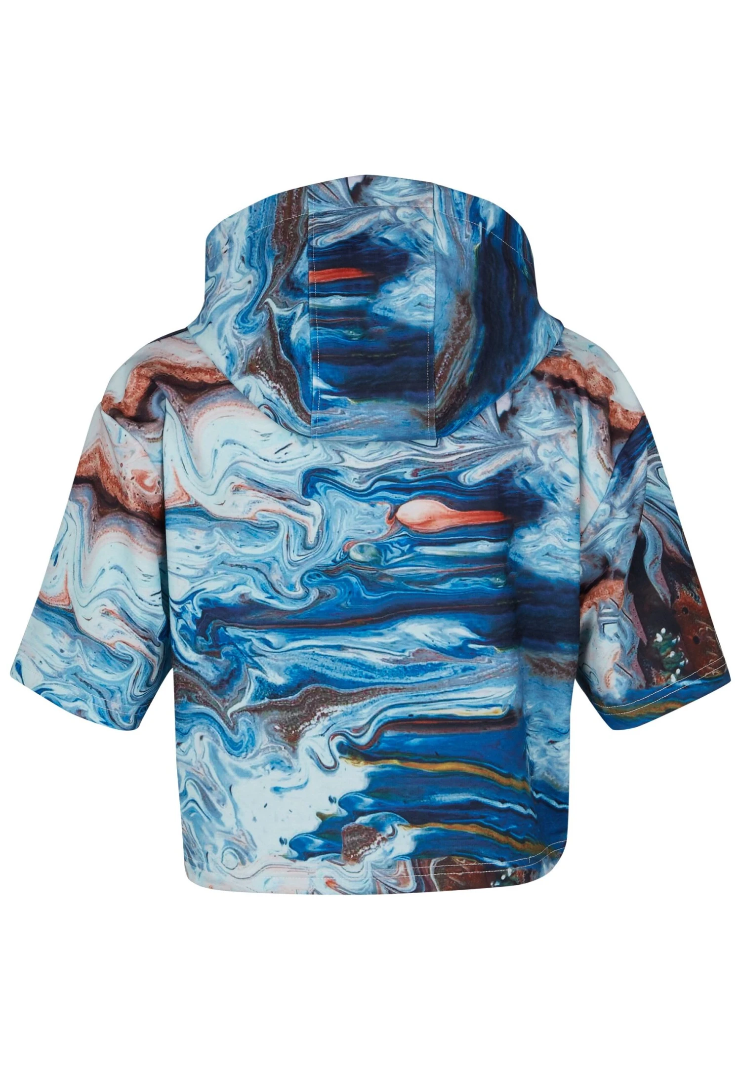 Fila Cide Aop Cropped Hoody - T-Shirt Imprimé - Blue Acrylic Pouring Aop 2 Fila Cide Aop Cropped Hoody - T-Shirt Imprimé - Blue Acrylic Pouring Aop – Image 2