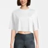 Fila Apparel Recanati Cropped - T-Shirt Basique - Bright White