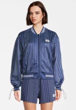 Fila Torrelavega - Veste De Survêtement - Medieval Blue Antique White Irregular Striped
