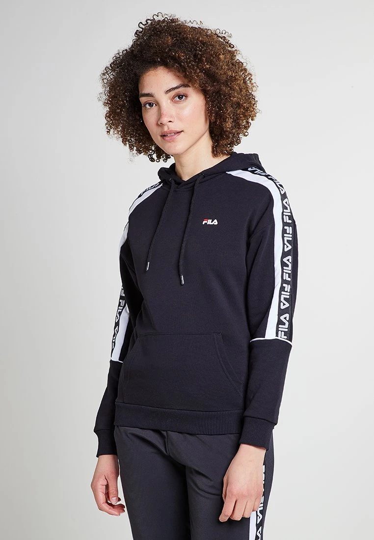 Fila Tavora - Sweatshirt - Black-Bright White 1 Fila Tavora - Sweatshirt - Black-Bright White