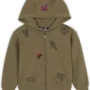 Fila Apparel Bakersield Hooded - Sweat Zippé - Burnt Olive