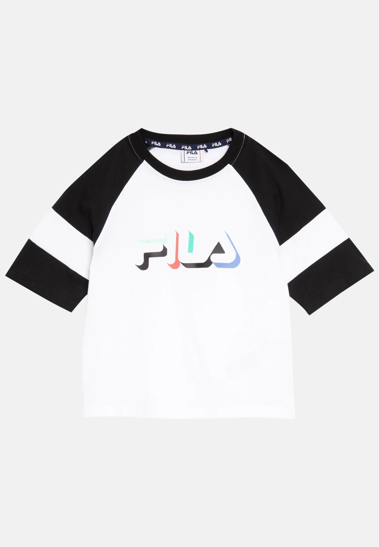 Fila T-Shirt Imprimé - Bright White/Black Beauty 4 Fila T-Shirt Imprimé - Bright White/Black Beauty – Image 4