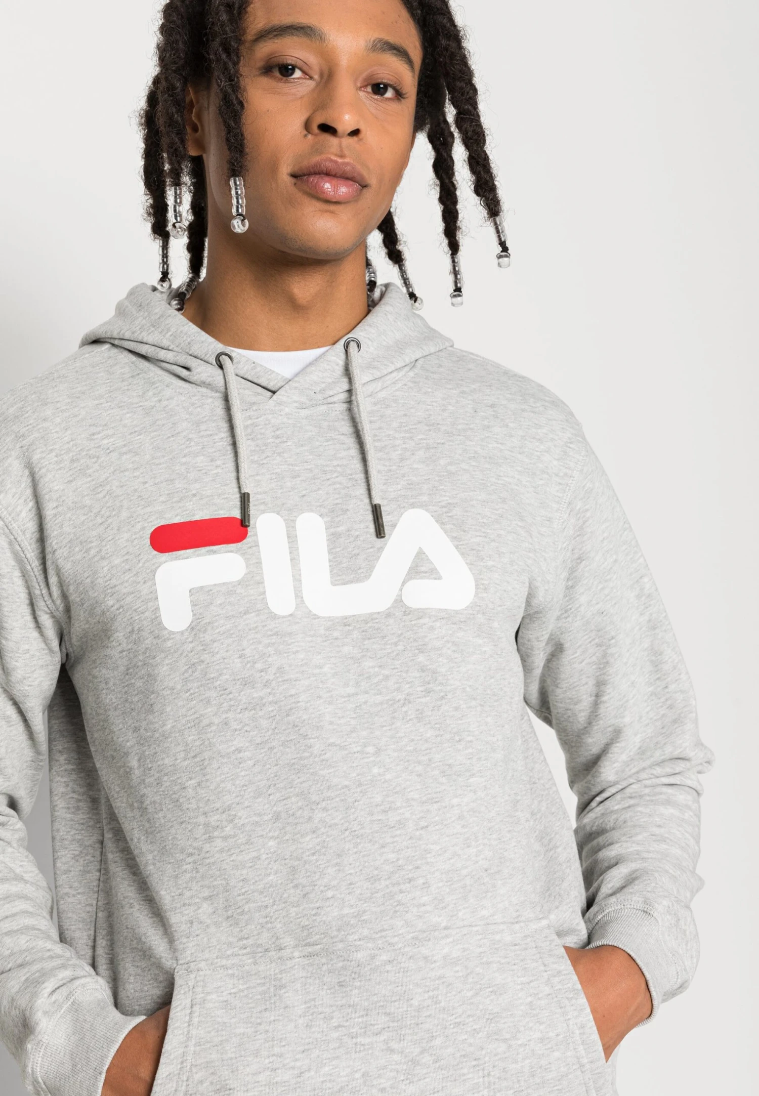 Fila Barumini Hoody Unisex - Sweat À Capuche - Light Grey Melange 5 Fila Barumini Hoody Unisex - Sweat À Capuche - Light Grey Melange – Image 5