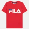 Fila Baia Mare Classic Logo Tee Unisex - T-Shirt Imprimé - True Red