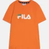 Fila Solberg Logo Tee Unisex - T-Shirt Imprimé - Celosia Orange