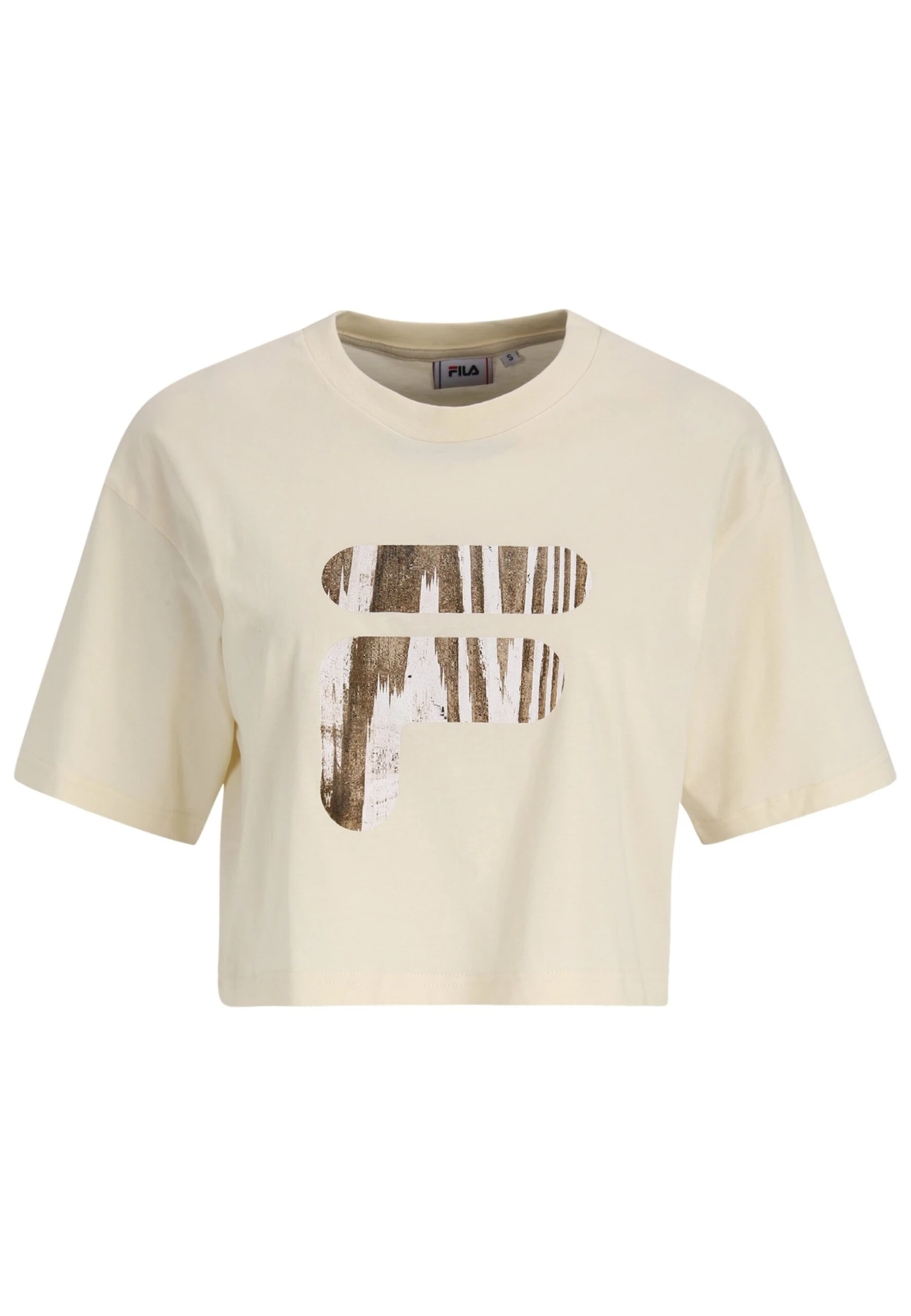 Fila Bothel Cropped Graphic Tee - T-Shirt Imprimé - Antique White 1 Fila Bothel Cropped Graphic Tee - T-Shirt Imprimé - Antique White