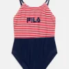 Fila Sinah - Maillot De Bain - Black Iris/True Red/Bright White