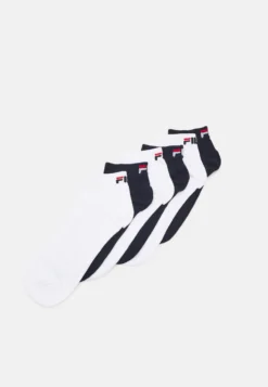 Fila Quarter Plain 6 Pack - Chaussettes - Navy/White