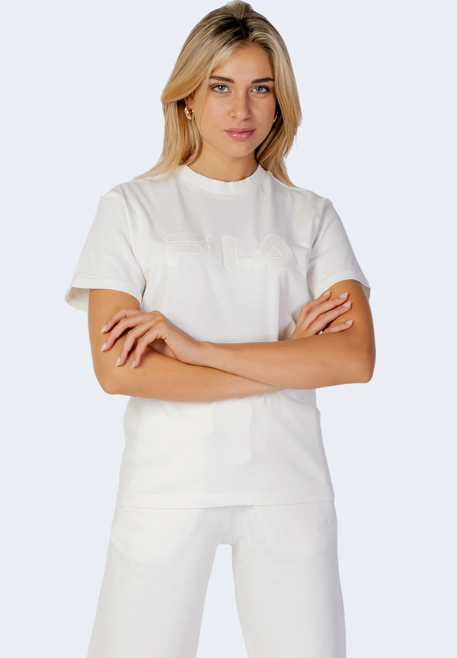 Fila Buek - T-Shirt Imprimé - Egret 5 Fila Buek - T-Shirt Imprimé - Egret – Image 5