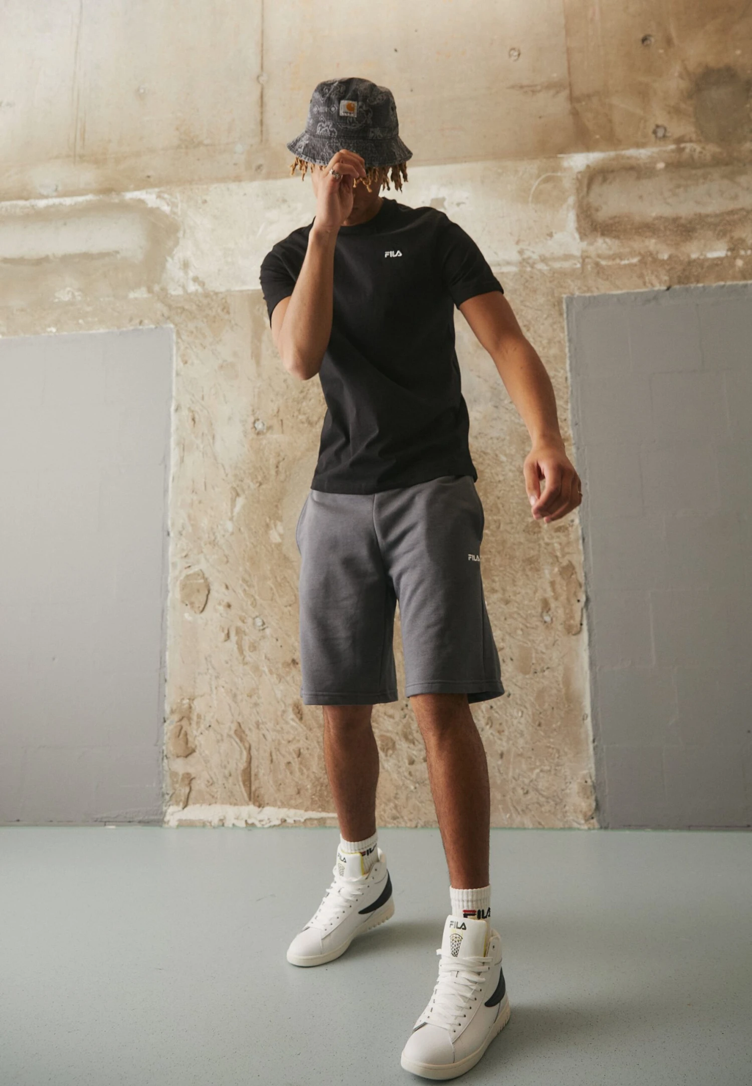 Fila Berloz Tee Unisex - T-Shirt Basique - Black 2 Fila Berloz Tee Unisex - T-Shirt Basique - Black – Image 2