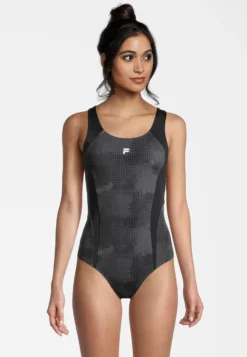 Fila Sanya Aop - Maillot De Bain - Black Pills Camo Aop