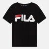 Fila Baia Mare Classic Logo Tee Unisex - T-Shirt Imprimé - Black