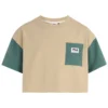 Fila Tacherting Wide - T-Shirt Imprimé - Fields Of Ryeblue Spruce