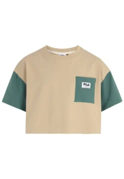 Fila Tacherting Wide - T-Shirt Imprimé - Fields Of Ryeblue Spruce