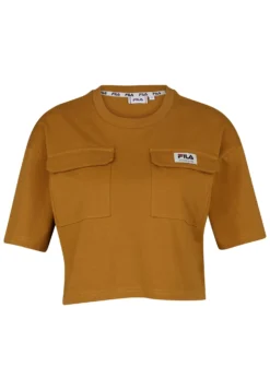 Fila Apparel Cropped - T-Shirt Imprimé - Cumin