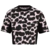 Fila Bad Arolsen Cropped Wide - T-Shirt Imprimé - Black Leo Ikat Aop Black