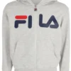 Fila Apparel Balge Classic Logo Zip Hoody - Sweat Zippé - Light Grey Melange