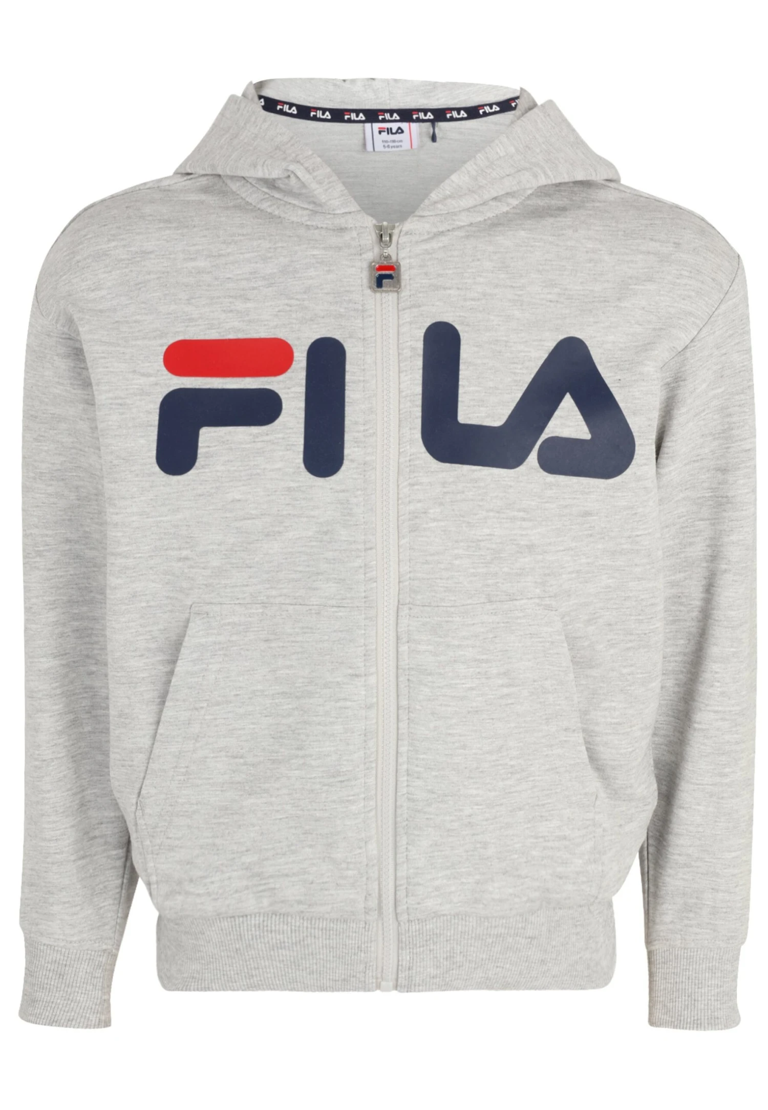 Fila Apparel Balge Classic Logo Zip Hoody - Sweat Zippé - Light Grey Melange 1 Fila Apparel Balge Classic Logo Zip Hoody - Sweat Zippé - Light Grey Melange