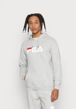 Fila Barumini Hoody Unisex - Sweat À Capuche - Light Grey Melange