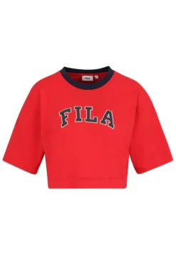 Fila Helsa Loose Taped - T-Shirt Imprimé - True Red