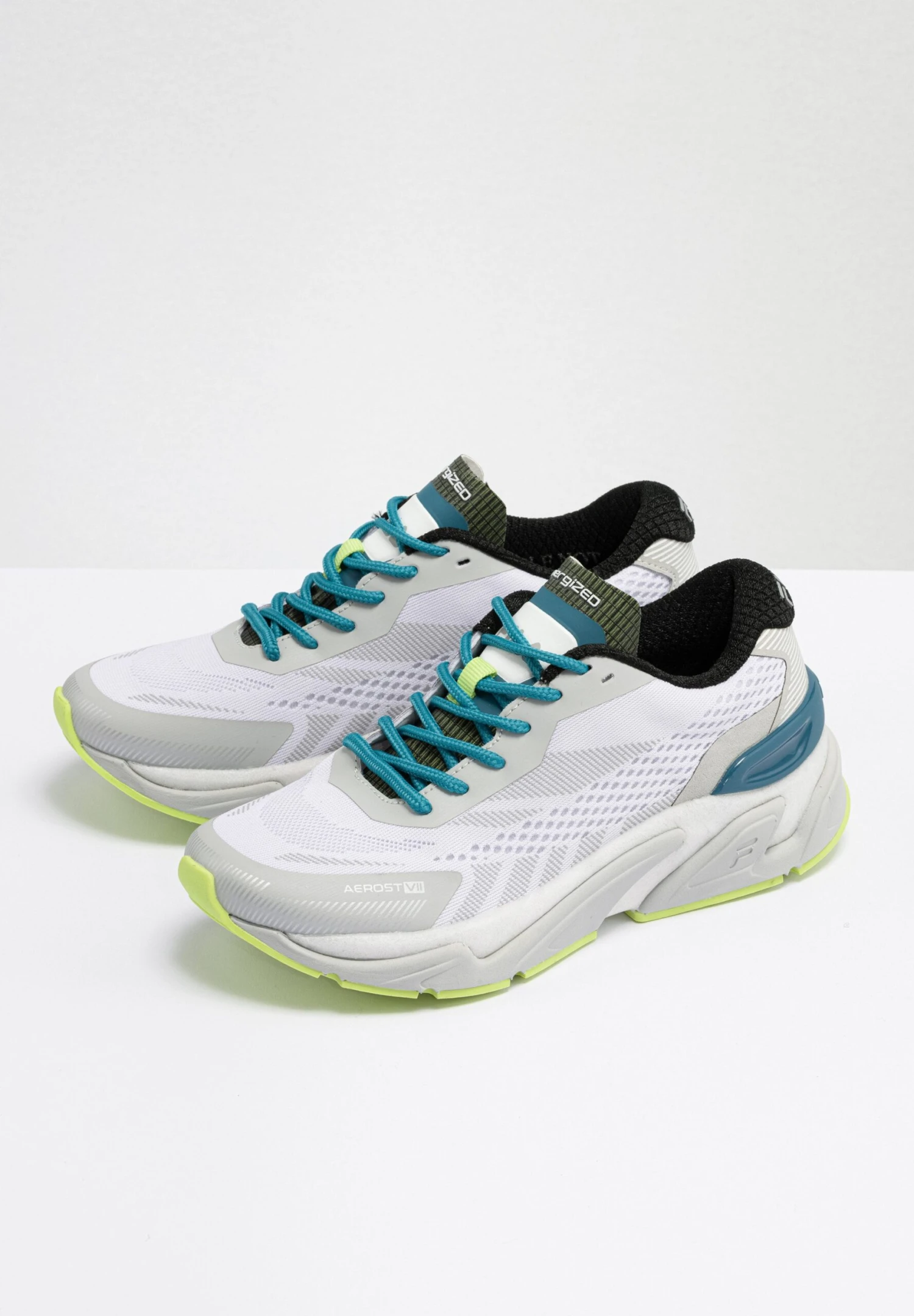 Fila Baskets Basses - Gray Violet Safety Yellow-Blue Coral 7 Fila Baskets Basses - Gray Violet Safety Yellow-Blue Coral – Image 7