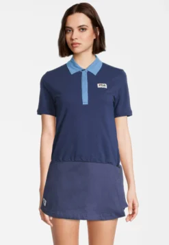 Fila Apparel Tarbeck Cropped Tee - Polo - Medieval Blue