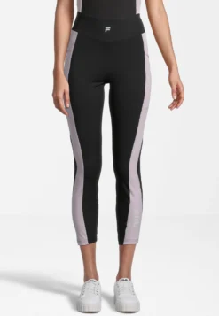 Fila Redon 7/8 - Legging - Black-Fair Orchid