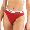 Fila Regular Waist Breiter Logo-Bund - String - Rot