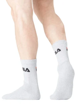 Fila Unisex Crew Im 9Er Pack - Chaussettes - White