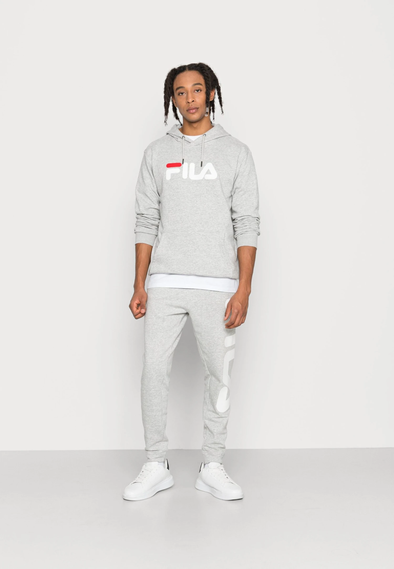 Fila Barumini Hoody Unisex - Sweat À Capuche - Light Grey Melange 2 Fila Barumini Hoody Unisex - Sweat À Capuche - Light Grey Melange – Image 2