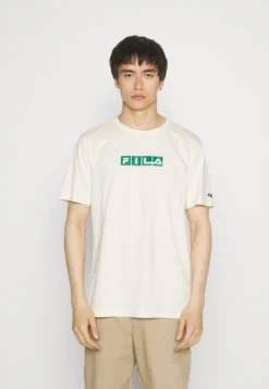 Fila Battweiler Tee Unisex - T-Shirt Imprimé - White