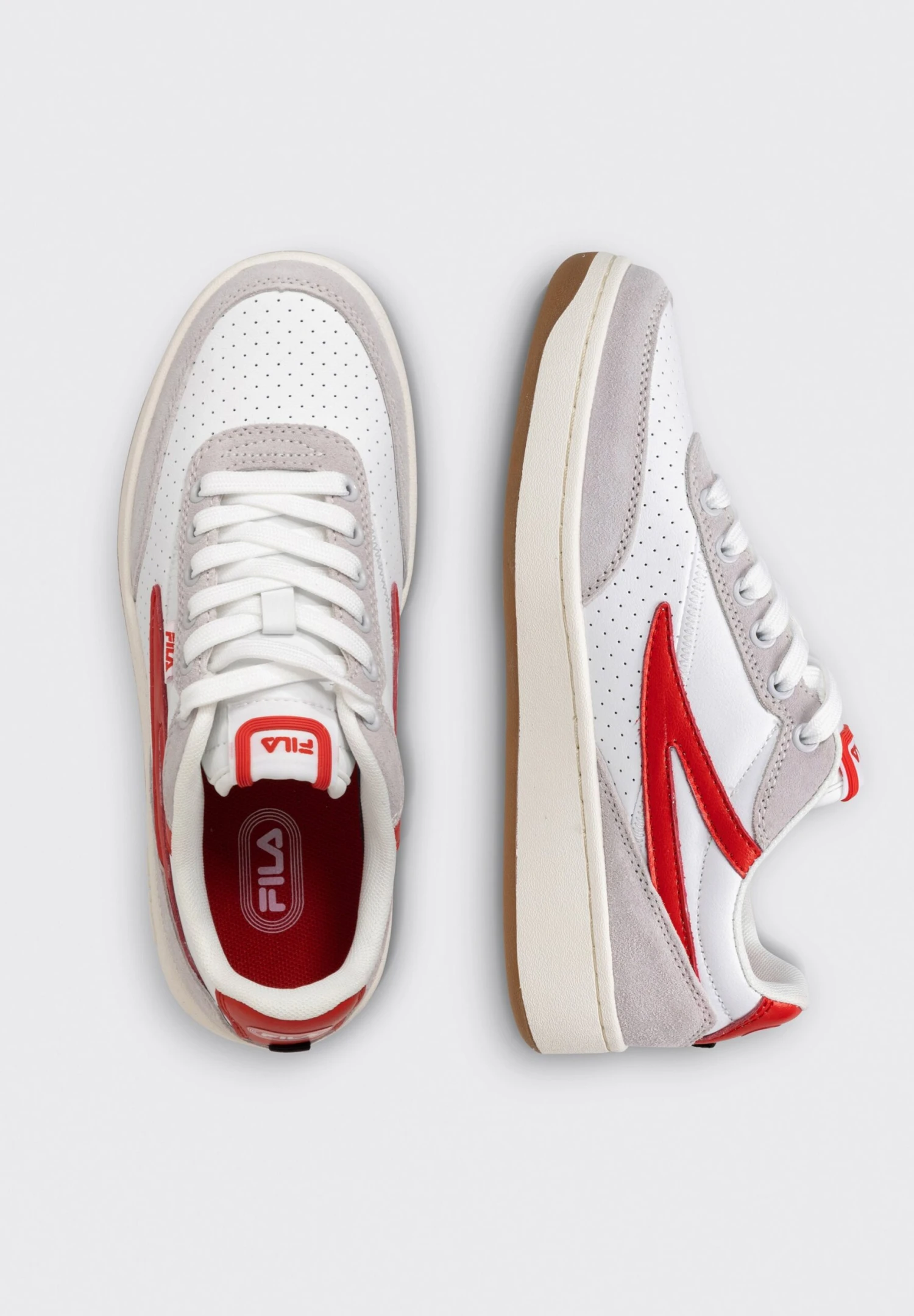 Sevaro Wmn - Baskets Basses - White Fila Red 3 Sevaro Wmn - Baskets Basses - White Fila Red – Image 3