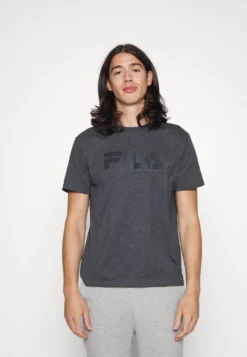 Fila Bellano - T-Shirt Imprimé - Dark Grey