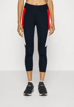 Fila Leggings Ellie - Collants - Peacoat Blue/Red/White