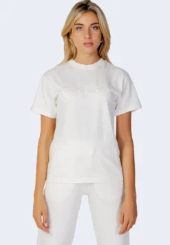 Fila Buek - T-Shirt Imprimé - Egret