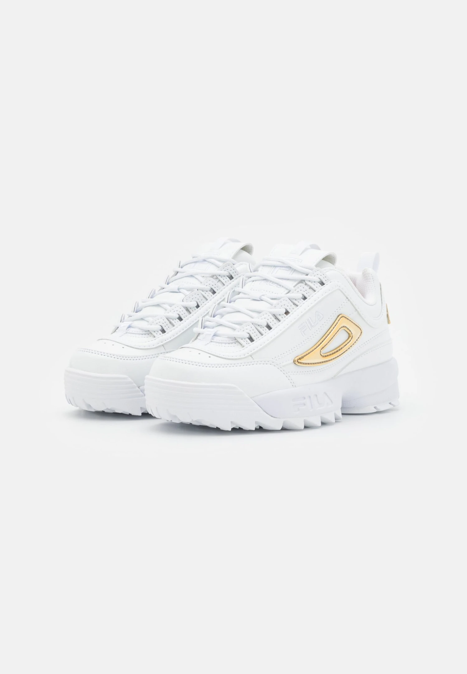 Fila Disruptor M Wmn - Baskets Basses - White/Gold 3 Fila Disruptor M Wmn - Baskets Basses - White/Gold – Image 3