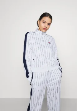 Fila Hala Track Jacket - Veste Légère - Blanc De Blanc/Black Iris