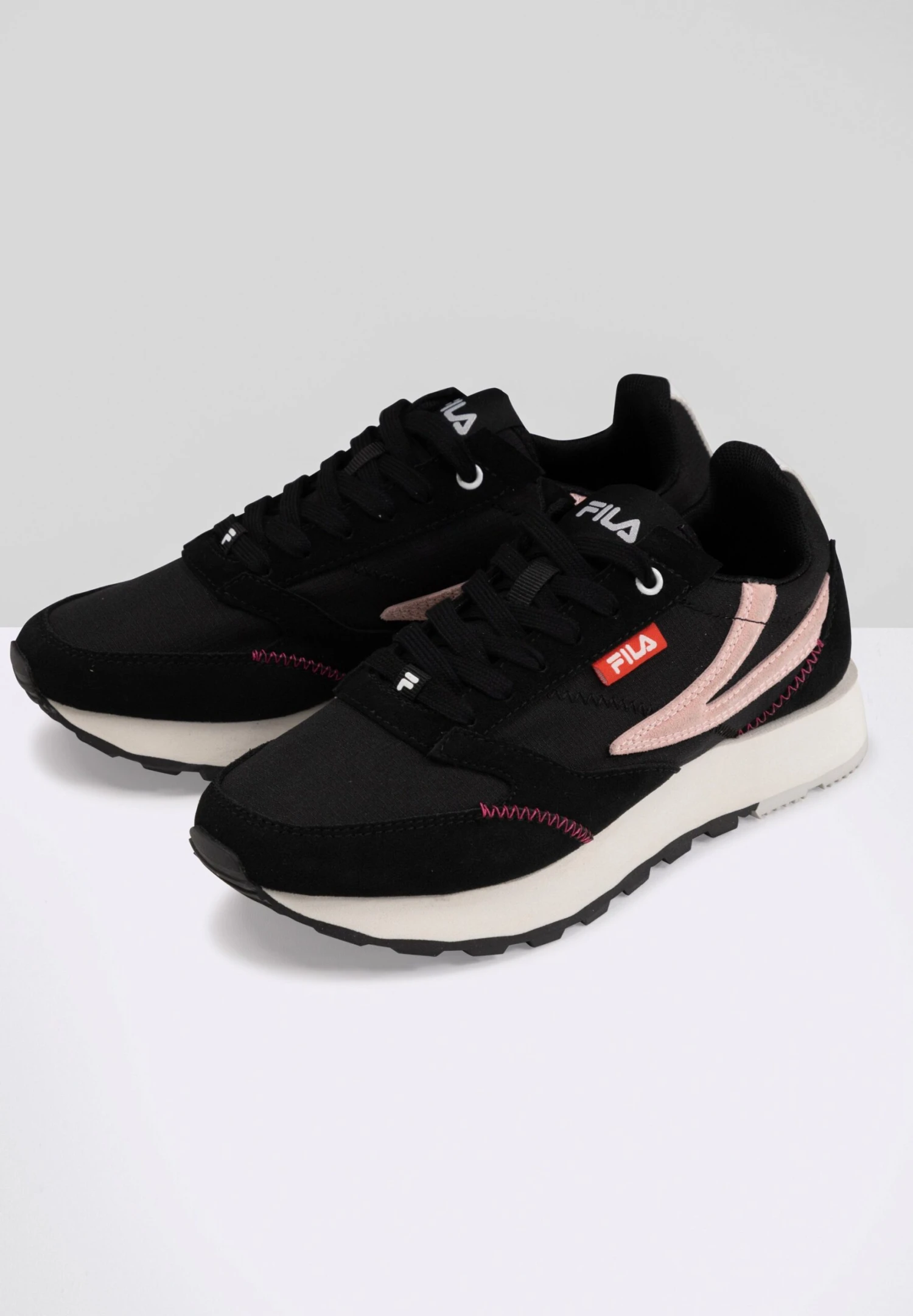 Fila Run Formation - Baskets Basses - Black Pale Rosette 8 Fila Run Formation - Baskets Basses - Black Pale Rosette – Image 8