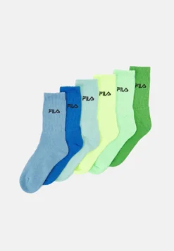 Fila Italia Unisex 6 Pack - Chaussettes - Sky Blue/Bosphorus/Celadon/Benetton/Geon/Yeon