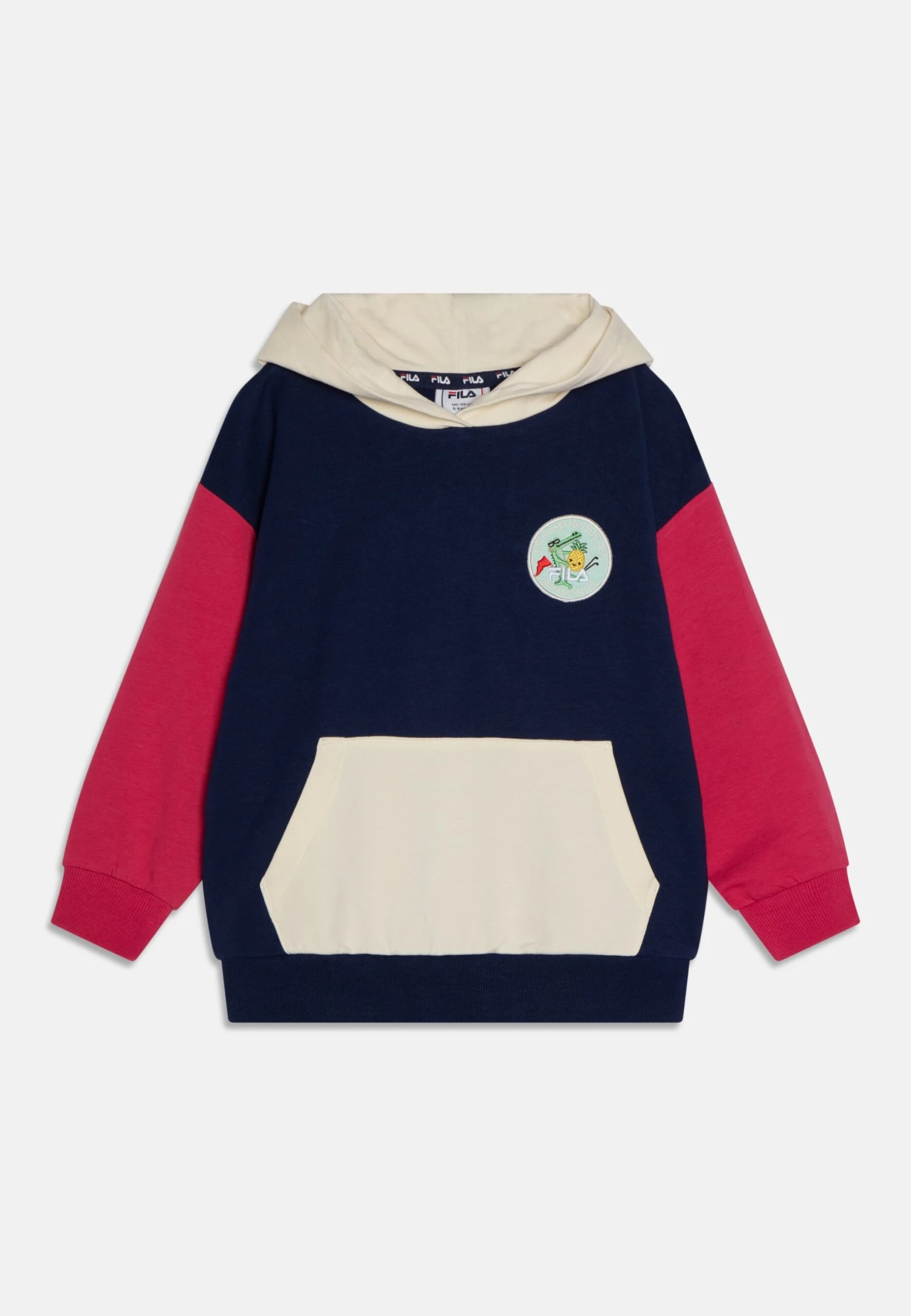 Fila Thackerville Oversized Hoody Unisex - Sweatshirt - Medieval Blue/Antique White/Carmine 1 Fila Thackerville Oversized Hoody Unisex - Sweatshirt - Medieval Blue/Antique White/Carmine