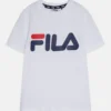 Fila Baia Mare Classic Logo Tee Unisex - T-Shirt Imprimé - Bright White