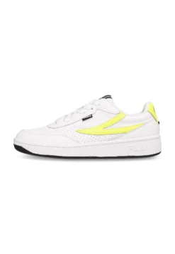 Fila Sevaro - Baskets Basses - White/Safety Yellow