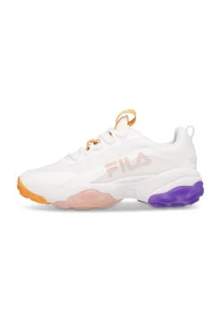 Fila Footwear Loligo Logo Wmn - Baskets Basses - White/Apricot Tan