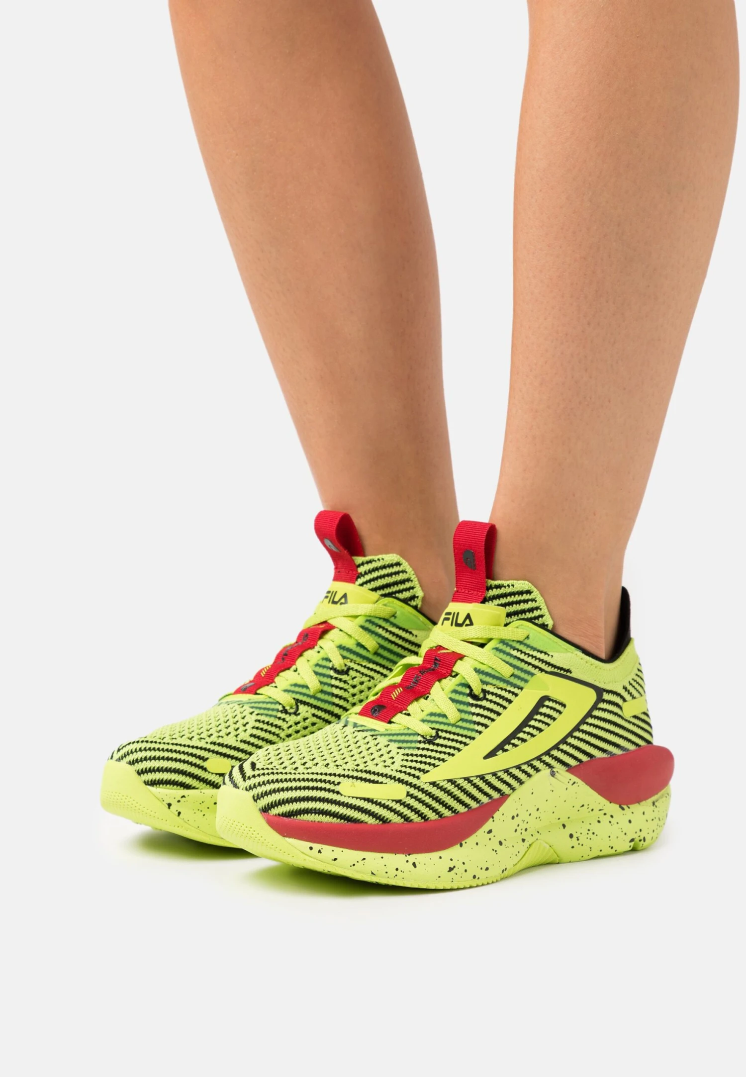 Fila Shocket - Baskets Basses - Acid Lime/True Red 1 Fila Shocket - Baskets Basses - Acid Lime/True Red