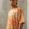 Fila Oversized Tee Unisex - T-Shirt Imprimé - Orange