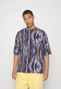 Fila Commercy Oversized Tee Unisex - T-Shirt Imprimé - Blue Melting