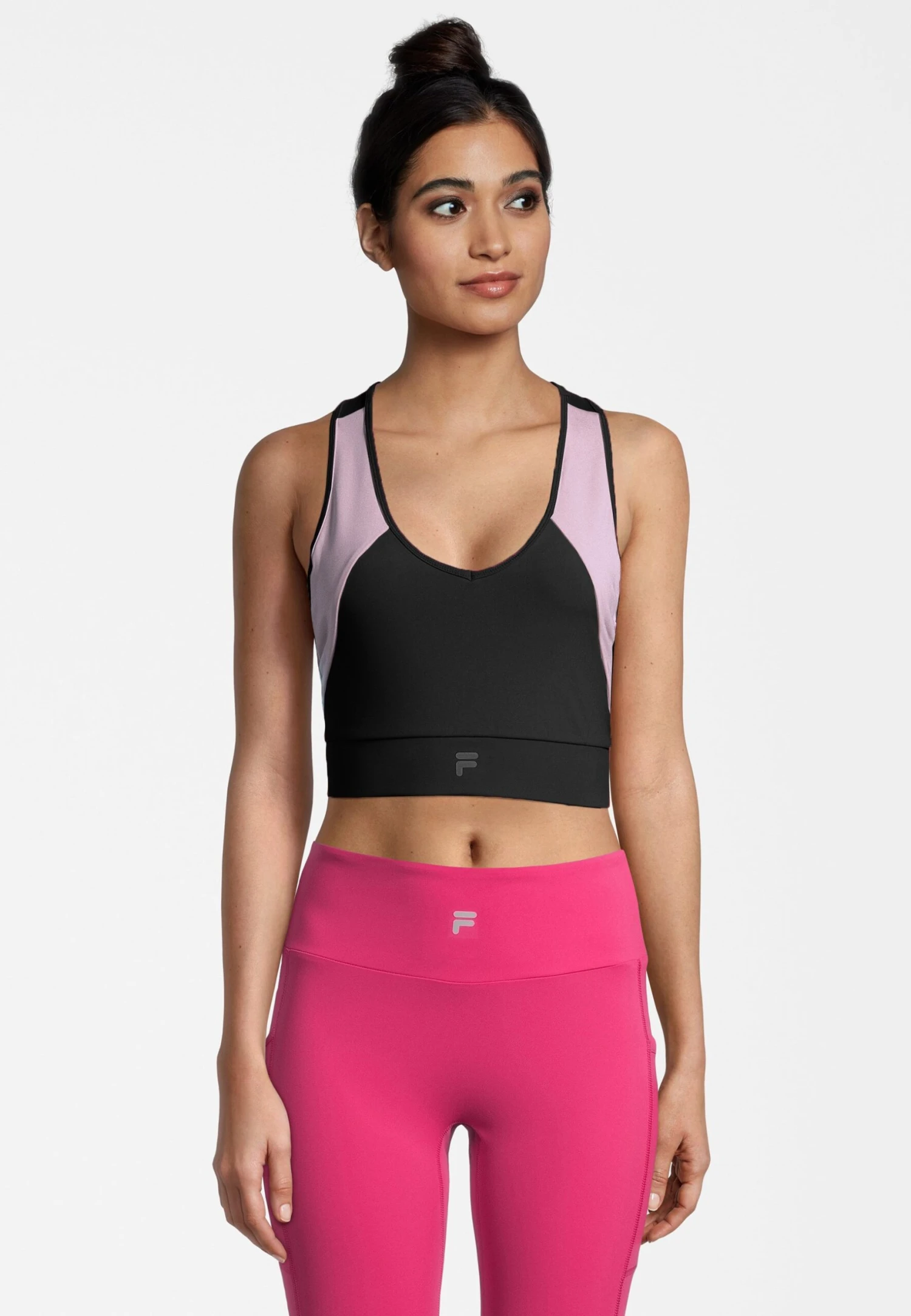 Fila Revere - Soutien-Gorge De Sport - Black Fair Orchid 1 Fila Revere - Soutien-Gorge De Sport - Black Fair Orchid
